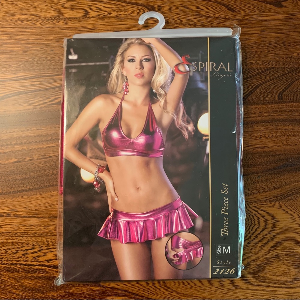 ESPIRAL LINGERIE, Three Piece Set, Size M